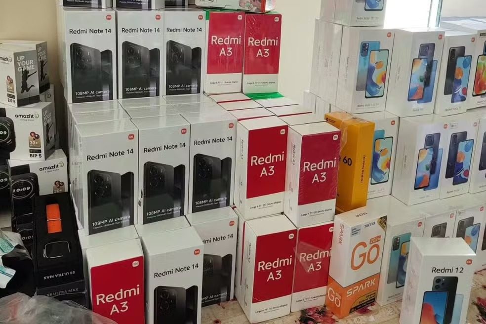 Imagem ilustrativa de produtos que podem ser disponibilizados em leilão da Receita Federal.
