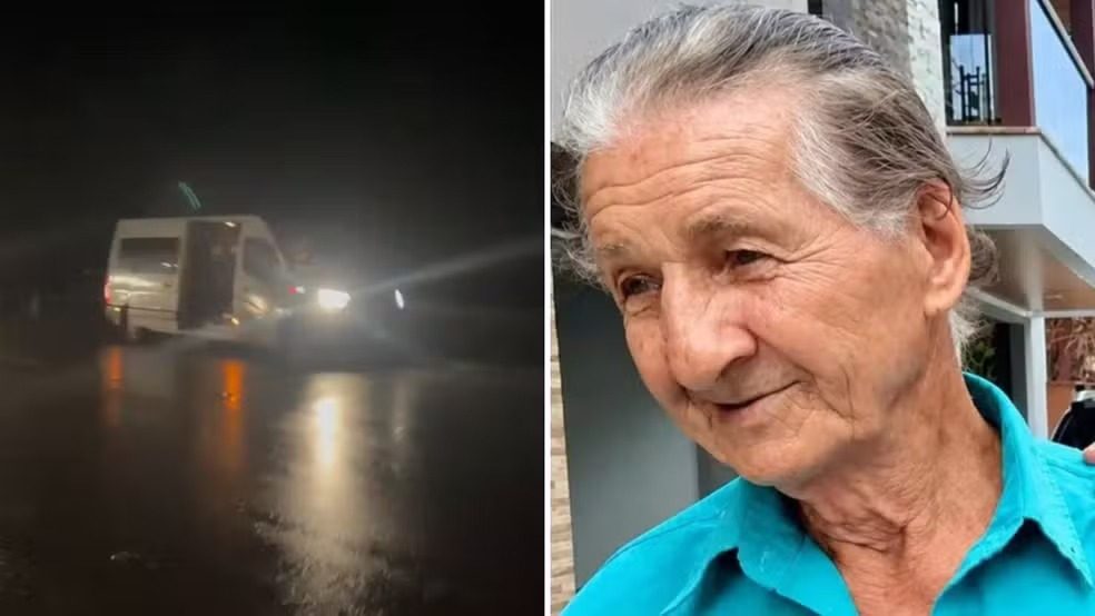 O feirante José Aguilar Vieira, de 80 anos, que morreu após ser atropelado por um micro-ônibus na BR-101, em Anchieta.